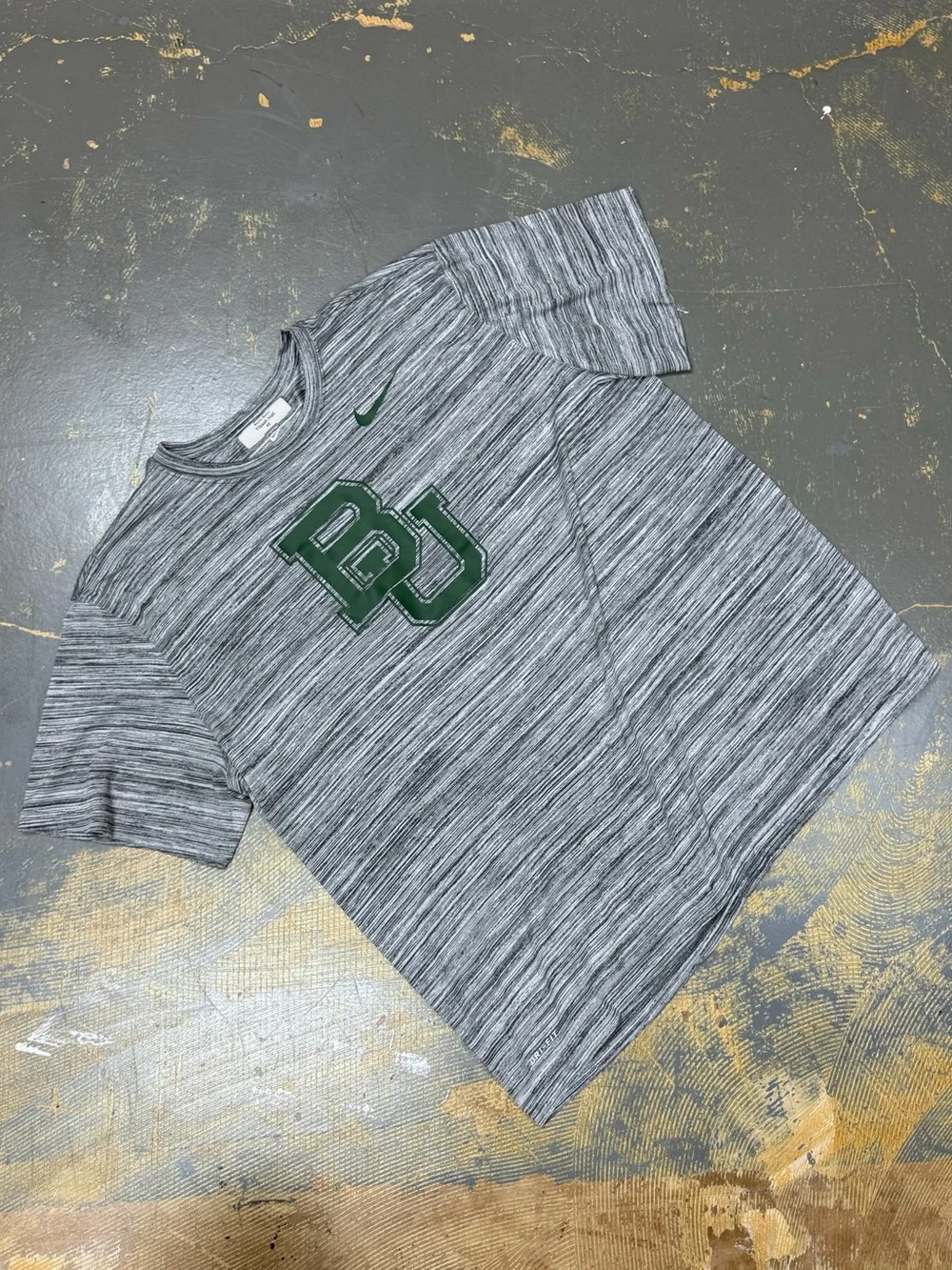 Nike Baylor University Bears Medium Heather Grey NCAA XXL Dri-Fit 943202-071